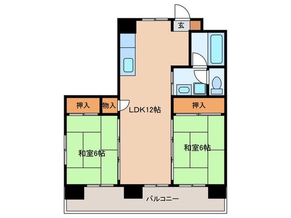 センタ－いずみビルの物件間取画像